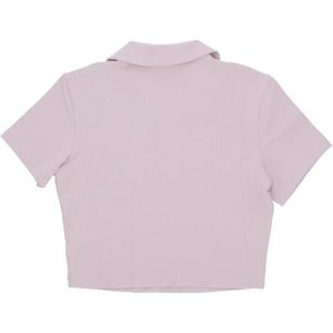 Nike, Tops, Heren, Paars, S, Katoen, Essentiële Polo Crop Top Platinum Violet