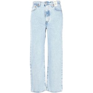 Levi's, Rechte spijkerbroek Blauw, Dames, Maat:W30 L27