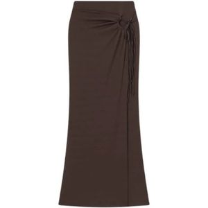 Nanushka, Maxi Skirts Bruin, Dames, Maat:S