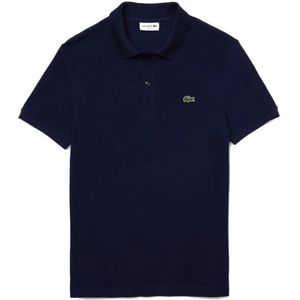 Lacoste, Tops, Heren, Blauw, XL, Blauwe Logo Polo Shirt
