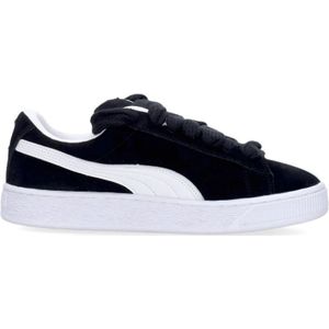 Puma, Schoenen, Heren, Zwart, 39 EU, Suède, Suede Lage Schoen Zwart/Wit