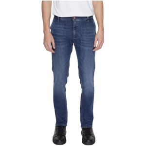 Jeckerson, Jeans, Heren, Blauw, W36, Katoen, Slim Fit Heren Jeans Lente/Zomer Collectie