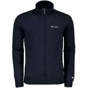 Champion, Sweatshirt Met Volledige Rits Blauw, Heren, Maat:S