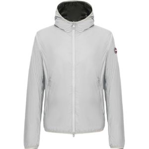 Colmar, Jassen, Heren, Grijs, 4Xl, Nylon, Omkeerbare nylon jas met capuchon