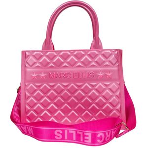 Marc Ellis, Flat Buby M Roze Rubber Tas Roze, Dames, Maat:ONE Size