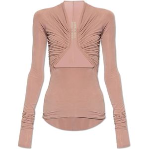 Rick Owens, ‘Prong’ top Roze, Dames, Maat:S