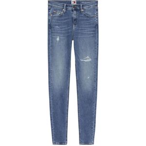 Tommy Hilfiger, Skinny Jeans voor Dames Blauw, Dames, Maat:W25 L30