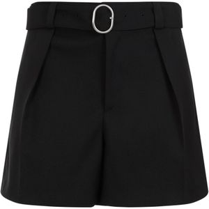 Jil Sander, Korte broeken, Heren, Zwart, L, Polyester, Zwarte Shorts