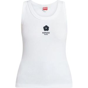 Kenzo, Witte Top voor Vrouwen Wit, Dames, Maat:M