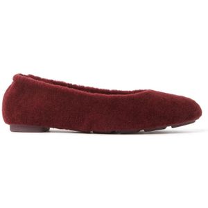 Stuart Weitzman, Schoenen, Dames, Rood, 37 EU, Shearling Ballerina`s - Winterstijl