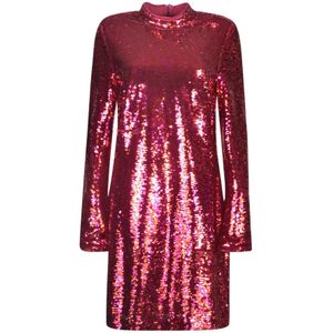 Chiara Ferragni Collection, Rode jurken van Chiara Ferragni Rood, Dames, Maat:S