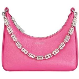 Givenchy, Moon Cut Out Mini Hobo Tas Roze, Dames, Maat:ONE Size