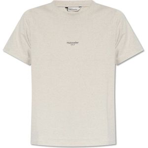 Holzweiler, Tops, Dames, Grijs, S, ‘Penny Oslo’ T-shirt