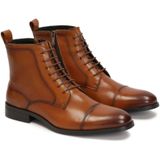 Kazar, Schoenen, Heren, Bruin, 44 EU, Leer, Casual bruine herenlaarzen