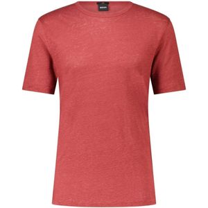 Hugo Boss, T-Shirts Rood, Heren, Maat:XL