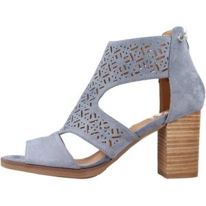 Xti, High Heel Sandalen Blauw, Dames, Maat:40 EU