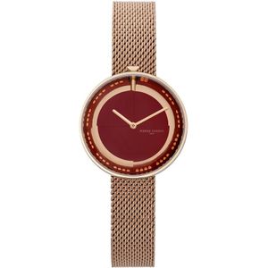 Pierre Cardin, Accessoires, Dames, Roze, ONE Size, Rose Gouden Damesmode Horloge