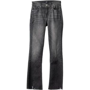 7 For All Mankind, Luxe Bootcut Tailorless Jeans Zwart, Heren, Maat:M