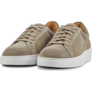 Magnanni, Schoenen, Heren, Beige, 44 EU, Suède, Beige Suede Sneakers