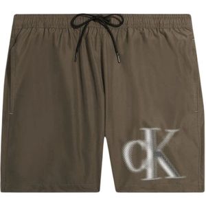 Calvin Klein, Heren Zwembroek - Km 0Km 00800 Bruin, Heren, Maat:S