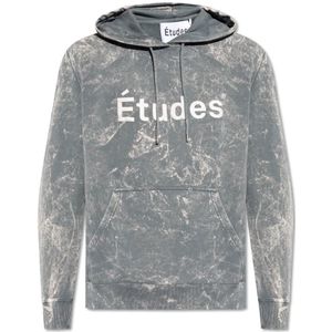 Études, Sweatshirts & Hoodies, Heren, Grijs, L, Katoen, Kleine hoodie
