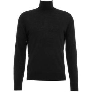 Ballantyne, Truien, Heren, Zwart, M, Klassieke Turtleneck Trui