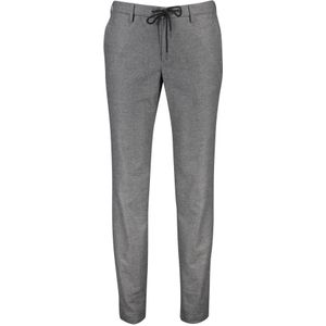 Alberto, Grijze Katoenen Chino Broek Grijs, Heren, Maat:W35 L34