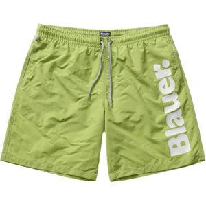 Blauer, Badkleding, Heren, Groen, L, Polyester, Monochrome Boxer Zwemkleding - Verde
