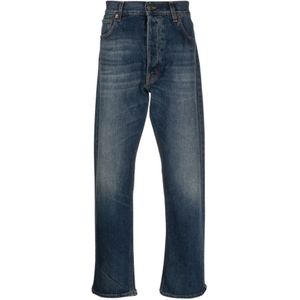 Haikure, Straight Jeans Blauw, Heren, Maat:W32