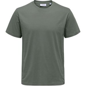 Only & Sons, Tops, Dames, Grijs, M, Gewoon T-shirt