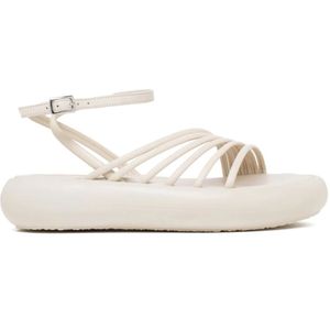 Vic Matié, Witte Stropleren Sandalen Wit, Dames, Maat:38 EU