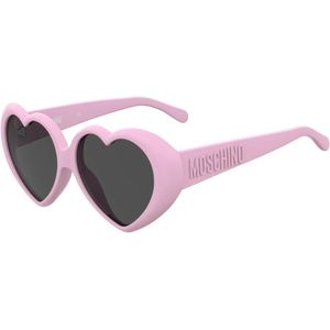 Moschino, Accessoires, Dames, Roze, 57 MM, Pink/Grey Zonnebrillen