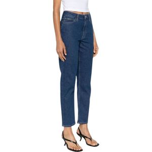 Calvin Klein, Jeans, Dames, Blauw, W30, Denim, Blauwe Jeans Damesmode Ss 24
