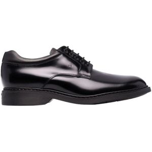 Hogan, Schoenen, Heren, Zwart, 44 EU, Leer, Business Schoenen