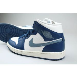 Jordan, Schoenen, Heren, Blauw, 44 1/2 EU, Blauwe Ozone Air Jordan 1 Mid