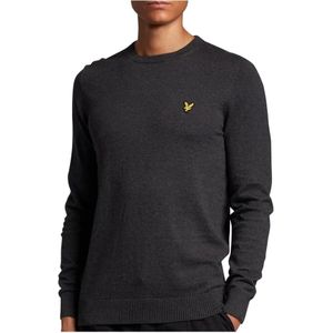 Lyle & Scott, Truien, Heren, Grijs, M, Katoen, Heren Sweaters