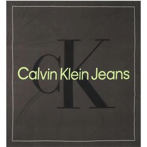 Calvin Klein, Accessoires, Dames, Zwart, ONE Size, Katoen, Winter Scarves