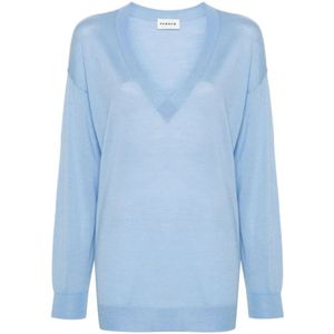 P.a.r.o.s.h., Truien, Dames, Blauw, S, Wol, 078 Azzurro Polvere Sweater