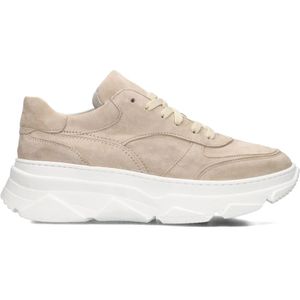 Lina Locchi, Schoenen, Dames, Beige, 42 EU, Suède, Lage Beige Sneakers Dames