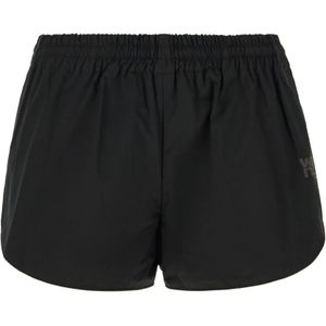 T by Alexander Wang, Casual Denim Shorts voor Vrouwen Zwart, Dames, Maat:S