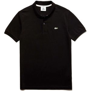 Lacoste, Tops, Heren, Zwart, XL, Katoen, Slim Fit Polo Shirt in Zwart