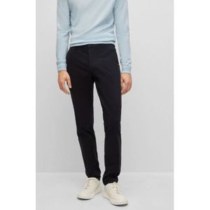 Hugo Boss, Broeken, Heren, Zwart, L, Katoen, Slim-fit Broeken