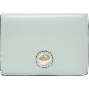 Furla, Accessoires, Dames, Blauw, ONE Size, Leer, Sfera Compact Portemonnee