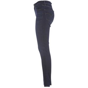 Levi's, Jeans, Dames, Blauw, W24, Katoen, Jeans 721 Hoge Stijging Skinny