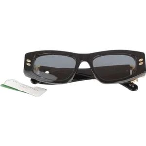 Stella McCartney Pre-owned, Pre-owned, Dames, Zwart, ONE Size, Tweed, Pre-owned Plastic sunglasses