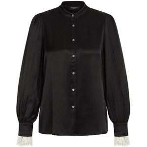 Bruuns Bazaar, Blouses & Shirts, Dames, Zwart, S, Elegante Women Berriesbbdura Zwarte Shirt