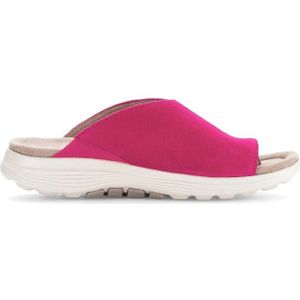 Gabor, Schoenen, Dames, Roze, 44 EU, Suède, Slippers