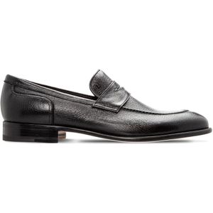 Moreschi, Klassieke Zwarte Slip On van Hertenleer Zwart, Heren, Maat:40 EU