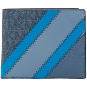 Michael Kors Pre-owned, Pre-owned, Dames, Blauw, ONE Size, Pre-owned Canvas wallets