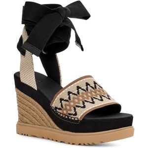 Ugg, Schoenen, Dames, Zwart, 40 EU, Plateau Sandalen